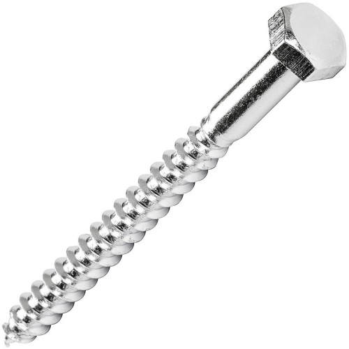 Саморез стальной оцинкованный с шестигранной головкой М8х100 DIN 571 (упак 100 шт) в Иркутске