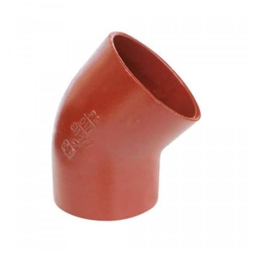 Отвод чугунный SML Ду 100 45гр безраструбный Китай в Иркутске