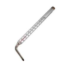 Термометр технический жидкостный угловой Ру 25 Стеклоприбор 141 мм