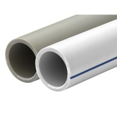 Труба полипропиленовая PP-R напорная серая без армировки Ру 16 Wavin Ekoplastik 20х2,8 мм 4 м ГОСТ 32415-2013