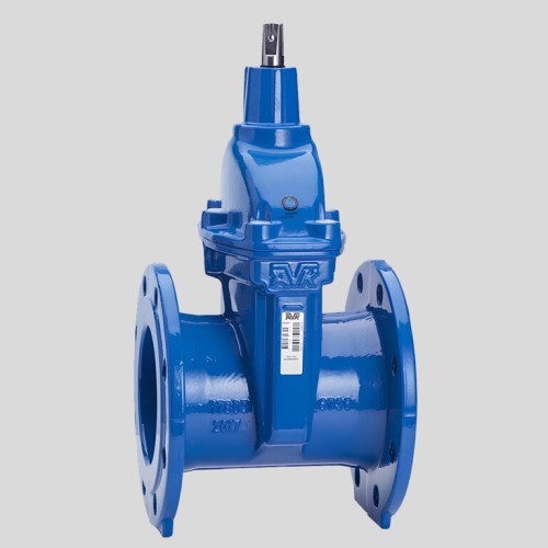 Задвижка клиновая чугунная фланцевая с невыдвижным штоком с обрезиненным клином под электропривод с невыдвижным штоком Ру 16 VOC4241CM Tecofi 300 мм