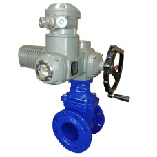 Задвижка чугунная с электроприводом AUMA E2 4000ELE2 50х150 мм