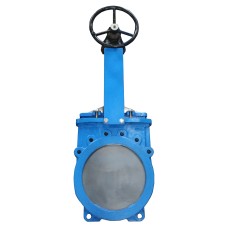 Задвижка шиберная двусторонняя с невыдвижным штоком Ду-800 Ру-5 с редуктором под электропривод ISO2 F14 (Т<110°С) Benarmo