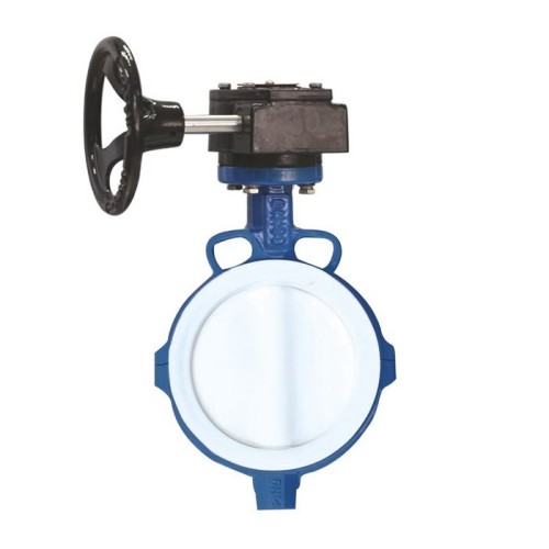 Затвор с чугунным диском и редуктором межфланцевый 2,5 МПа EPDM VP4458 Tecofi 150 мм в Иркутске