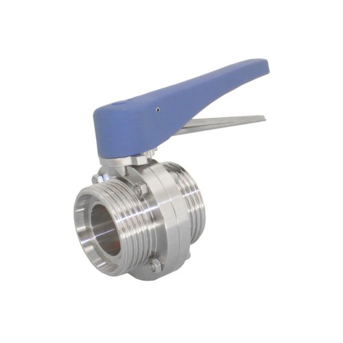 Затвор ручной с нержавеющий диском и рукояткой межфланцевый и внутренней резьбой 0,8 МПа EPDM NK-DZm NK 32х70 мм в Иркутске