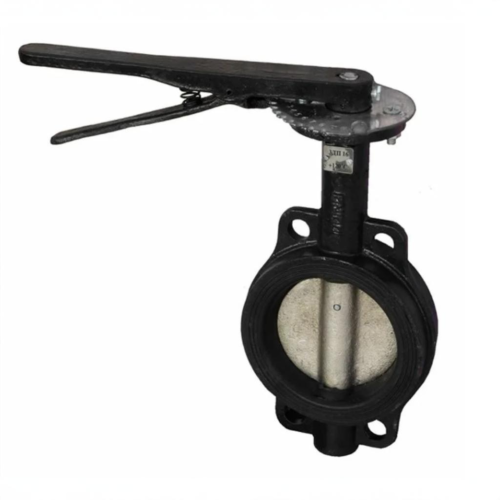 Затвор ручной с чугунным диском и рукояткой межфланцевый 1,6 МПа EPDM ЗДМ 03 Ридан 250 мм в Иркутске